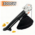dual function leaf blower and vacuum for leaves and debris collection