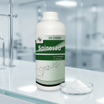 Natural, bio-based insecticide effective against a wide range of chewing pests, including caterpillars, thrips, and leaf miners