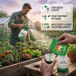 Promotes strong root development and improves nutrient uptake for healthier and faster plant growth