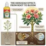 Universal nutrient solution promoting root development and vibrant flowering for healthy plants.