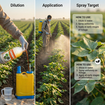 Effective against a wide range of pests in vegetables, fruits, field crops, and ornamental plants.