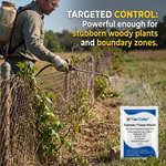 Provides extended control and reduces regrowth, maintaining clean and managed spaces for longer periods.