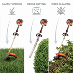 petrol brush cutter attachment for cutting thick grass and weeds