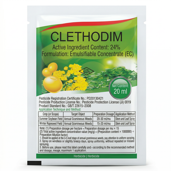 Clethodim 24% EC Herbicide – Selective Grass Weed Control for Soybean, Rapeseed & Field Crops
