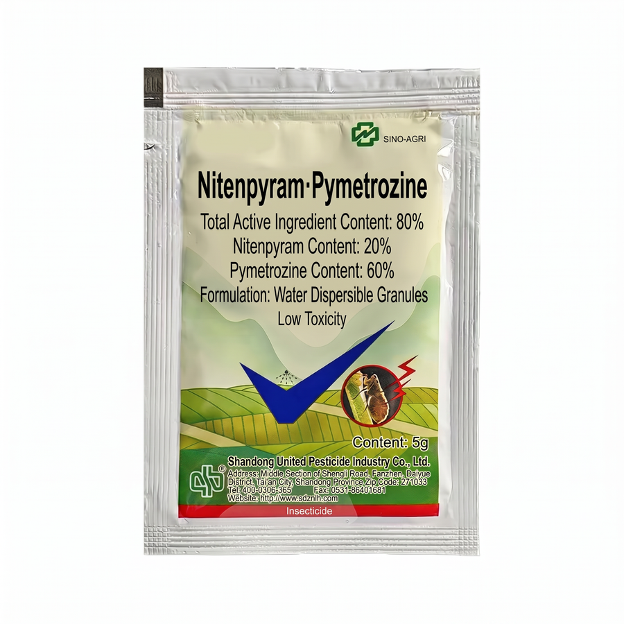 Nitenpyram 20% + Pymetrozine 60% WDG provides effective pest control for agricultural and horticultural crops.