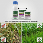 Emulsifiable concentrate herbicide offering efficient weed control in agricultural fields.