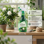 Convenient, ready-to-use spray that can be directly applied to leaves, stems, and soil for effective pest control.