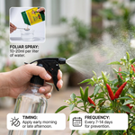 Environmentally friendly Chili Blight Microbial Fungicide made from natural ingredients, offering safe and effective protection for plants and beneficial insects.