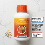 Thiamethoxam 98% TC is absorbed into plants, ensuring long-lasting pest control from within, targeting a wide range of sucking pests.