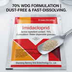 Rapid absorption and long-lasting protection help control pests effectively and protect crops over time.