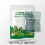 Microbial-rich organic fertilizer made from fermented soybean meal, supporting healthy plant growth with amino acids, proteins, and beneficial microbes.
