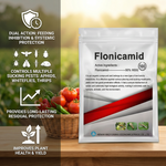 Combination insecticide designed to control aphids, whiteflies, thrips, and scale insects with dual action.