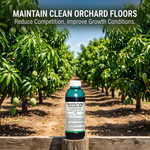 Available in liquid or granular forms, offering flexible weed control solutions for various orchard and plantation needs.