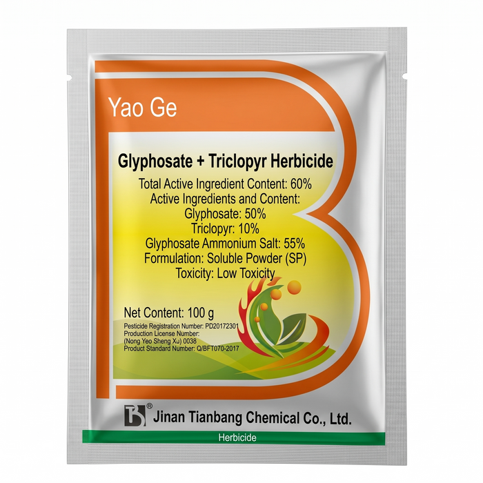 Glyphosate Trichloropyridinyl 60% provides powerful control of resistant weeds, vines, and shrubs in non-agricultural areas.