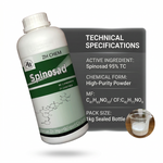 High-purity Spinosad 95% TC insecticide derived from natural sources, providing broad-spectrum pest control for agricultural use.