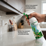 Effective household insecticide spray that protects your home and garden from mosquitoes, cockroaches, and common garden pests while being safe for plants.