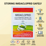 Insecticide supporting healthy crop development by controlling pest infestations effectively.