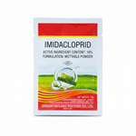 Imidacloprid 10% wettable powder insecticide 10g pack for systemic pest control in agricultural crops.