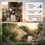 Magnesium supports chlorophyll formation, leading to greener leaves and improved photosynthesis.