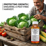 Microemulsion technology enhances spray coverage and adherence to plant surfaces for better pest control.