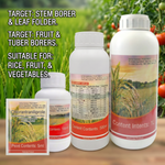 The liquid concentrate is easy to apply using standard agricultural spraying equipment, providing efficient pest control across large fields.