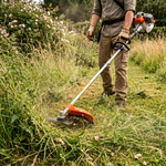 garden multitool with extension pole for trimming high branches safely