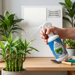Nutrient solution supporting the healthy growth of Lucky Bamboo, Dragon Bamboo, and Guanyin Bamboo in soil or hydroponic systems.