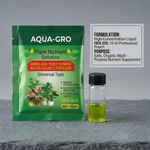 Concentrated liquid fertilizer designed to support healthy growth in indoor and outdoor plants, including flowers and green plants.