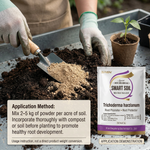 Trichoderma Harzianum Microbial Biofertilizer that protects plant roots from soil-borne pathogens and boosts root development.
