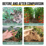 Eco-friendly packaging for Loose Soil Essence, available in various sizes for agricultural use