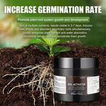 Plant feed and soil improver for pots helps increase flowering and strengthens plant roots