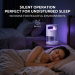Portable rechargeable UV mosquito killer lamp, ideal for indoor use and insect control.