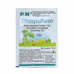 Ethoxysulfuron 10% EC herbicide solution designed for broadleaf weed elimination during post-emergence growth.
