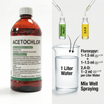 Acetochlor herbicide designed to control weeds before they emerge in maize crops.