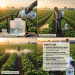 Chelated boron solution reduces flower drop and supports better pollination for improved crop yield.