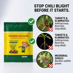 Forms a protective barrier on plants and soil, preventing the growth and spread of fungal spores to keep crops healthy.