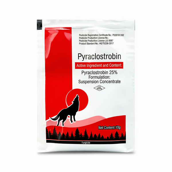 Pyraclostrobin 25% SC suspension concentrate fungicide for effective crop disease control.