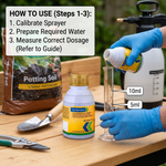 Provides fast visual results after spraying, helping reduce weed growth efficiently.