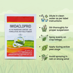 Trusted agricultural insecticide for long-lasting control of sucking pests in various crops.