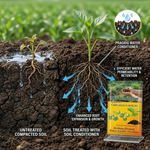 Rebuilds organic matter and improves nutrient availability, ensuring long-term soil fertility for continuous cropping systems.