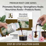 Rooting & Bud Growth Liquid Fertilizer designed to promote healthy root development and bud growth for plants and fruit trees.