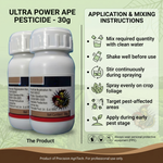 Suspension concentrate insecticide effective against chewing and sucking pests in agricultural crops.
