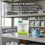 Packed in moisture-resistant, sealed containers, ensuring product stability and a long shelf life for safe storage.