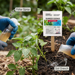 Packaging of Seaweed Microbial Biofertilizer in a convenient 25g size, ensuring easy handling and precise application.