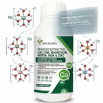 Seaweed-based foliar fertilizer that enhances flowering, reduces flower drop, and improves fruit quality and yield