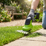 shrub trimmer attachment for shaping small bushes and hedges