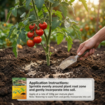 Soil Amendment that supports vegetable and fruit crops like tomatoes, bananas, and citrus, enhancing nutrient availability and promoting robust growth.