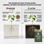 Mineral Potassium Fertilizer with Fulvic Acid, perfect for enhancing root strength and supporting vigorous seedling growth.