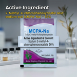 MCPA Sodium 56% soluble powder for effective broadleaf weed control, improving crop yield and field productivity.