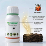 Bio-based insecticide designed for effective control of tomato pinworms, citrus leafminers, and other chewing pests in various crops.